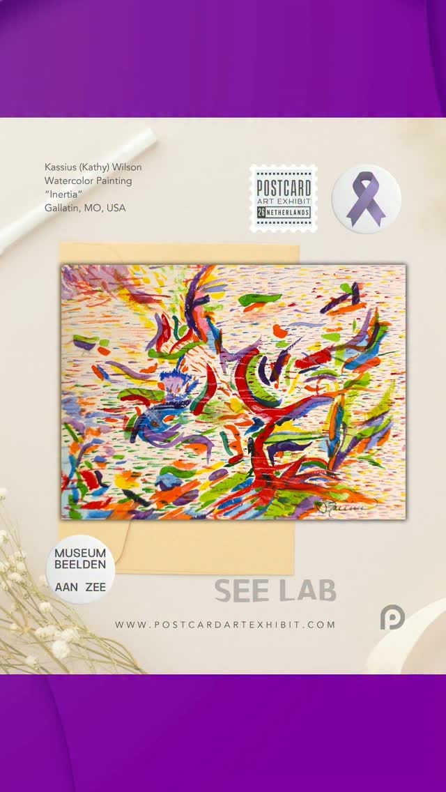 Post 5 by POSTCARD ART EXHIBIT on Instagram (video)