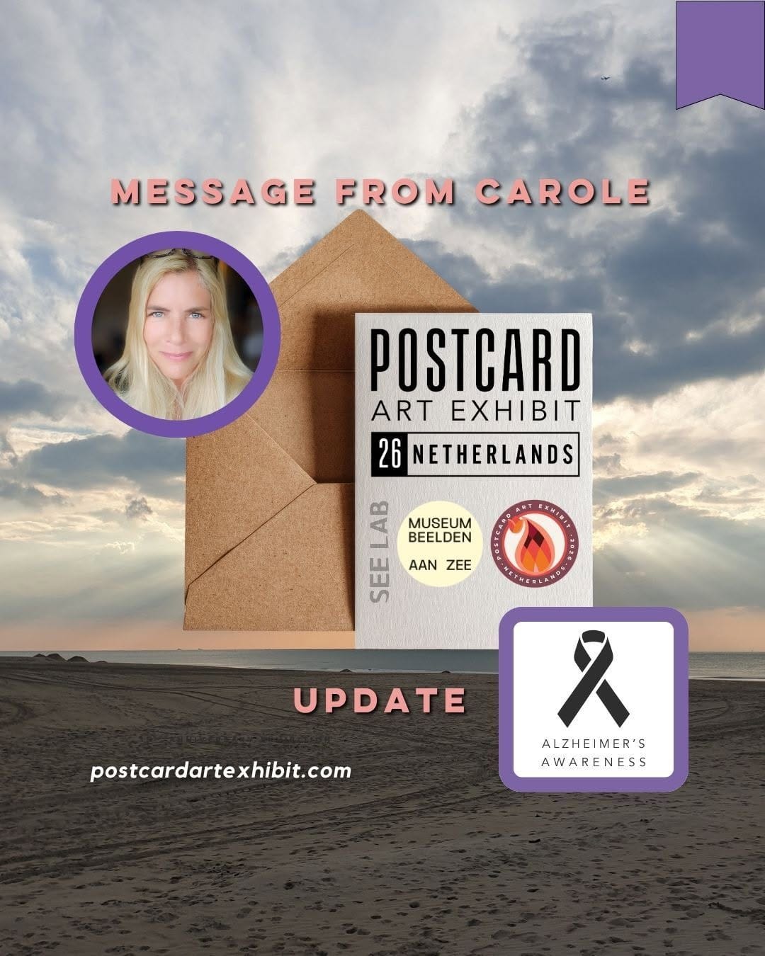 Post 10 by POSTCARD ART EXHIBIT on Instagram (image)