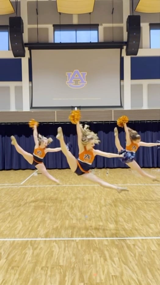 Post 3 by Auburn University Danceline on Instagram (video)