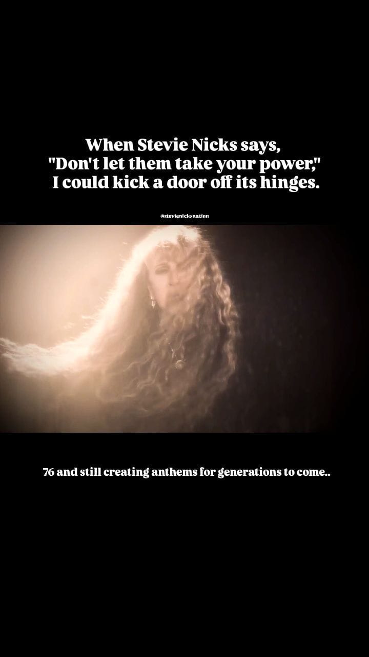 Post 10 by Stevie Nicks Nation on Instagram (video)