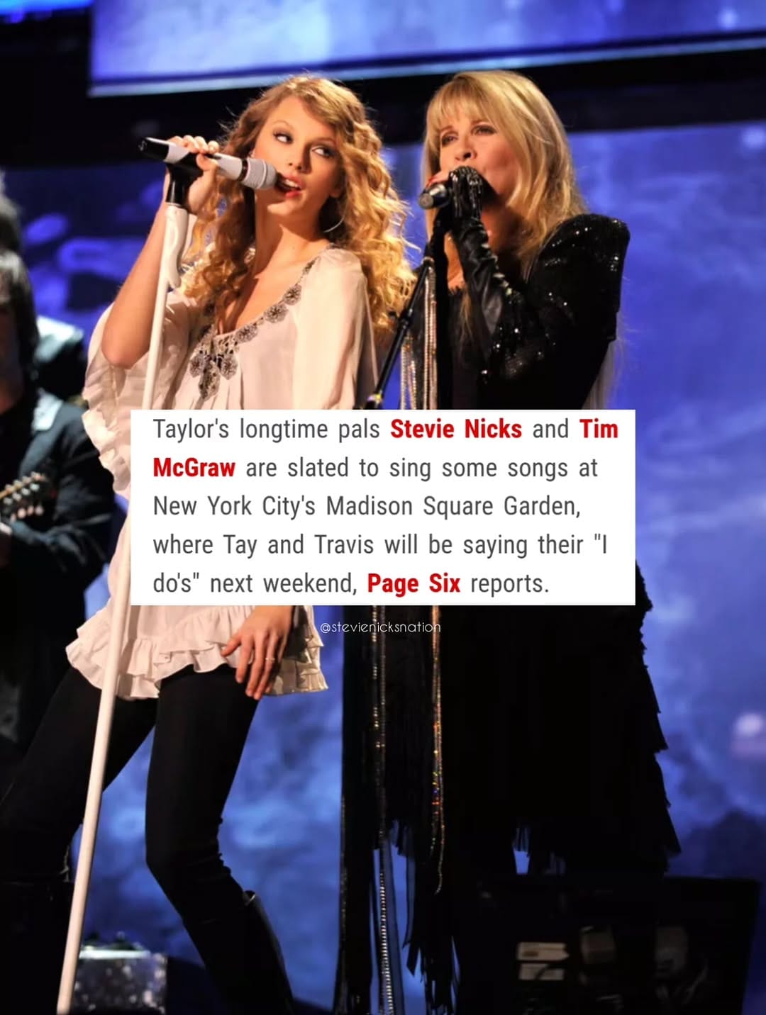 Post 8 by Stevie Nicks Nation on Instagram (image)