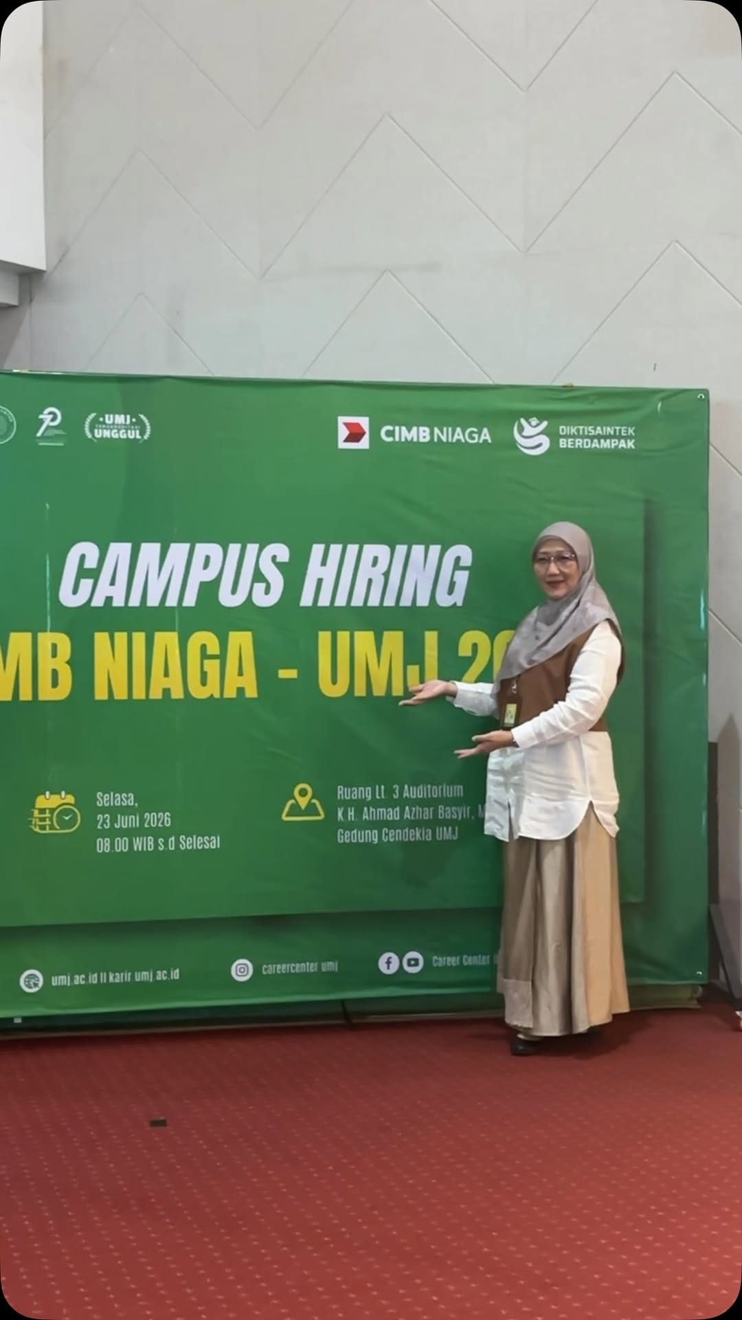 Post 5 by Universitas Muhammadiyah Jakarta on Instagram (video)
