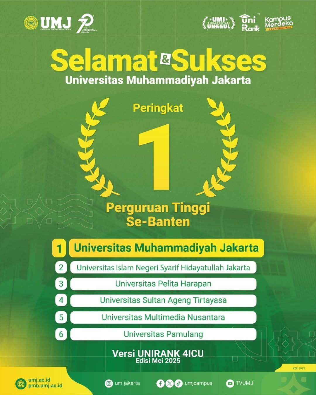 Post 10 by Universitas Muhammadiyah Jakarta on Instagram (image)