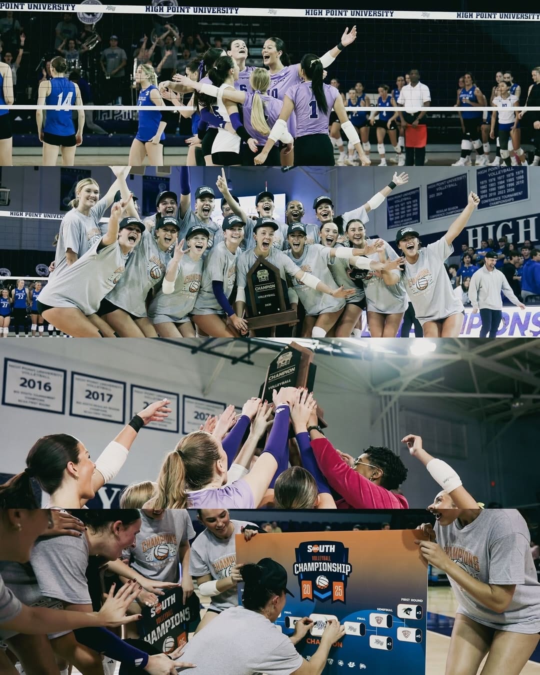 Post 8 by High Point University Volleyball on Instagram (image)