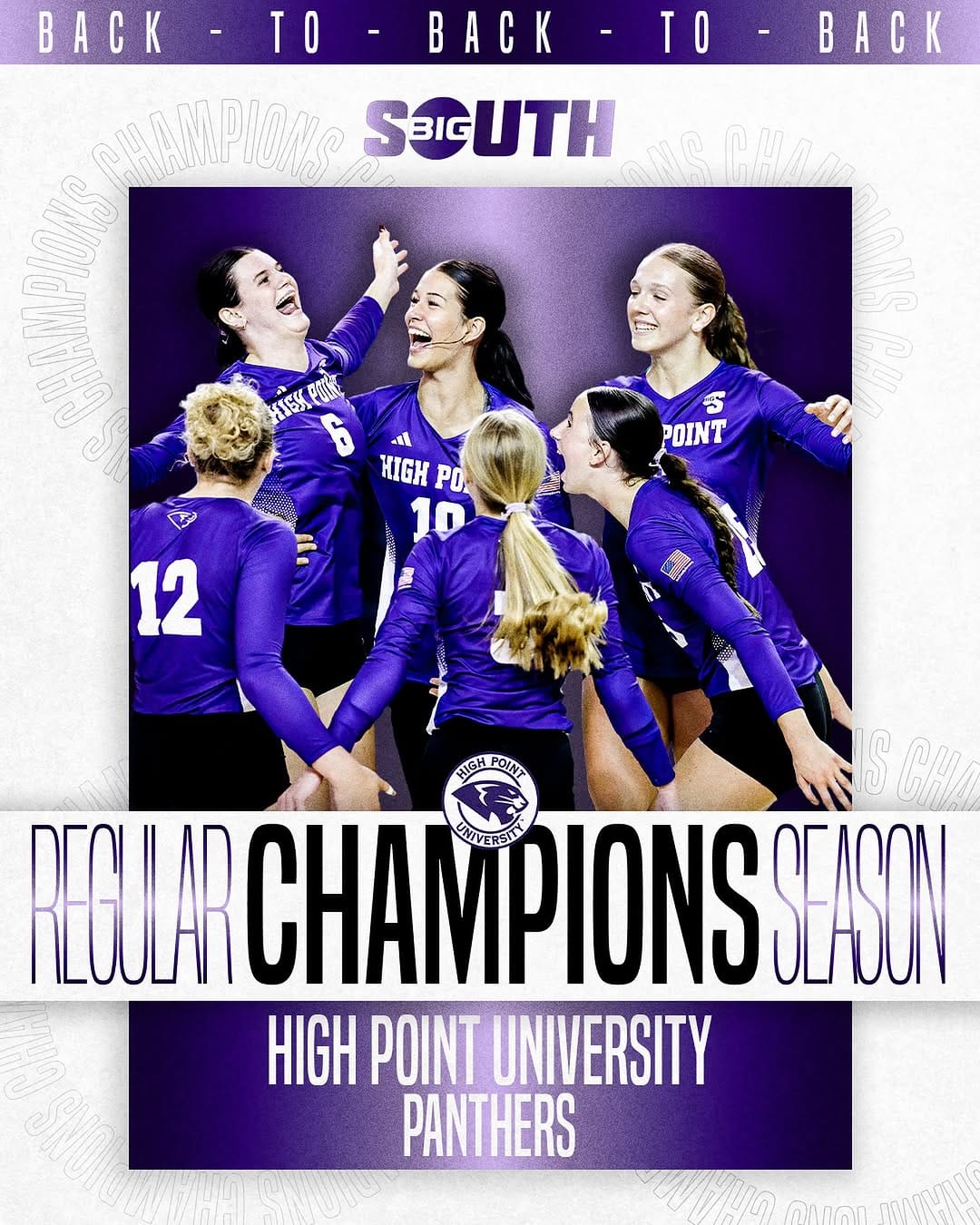 Post 10 by High Point University Volleyball on Instagram (image)