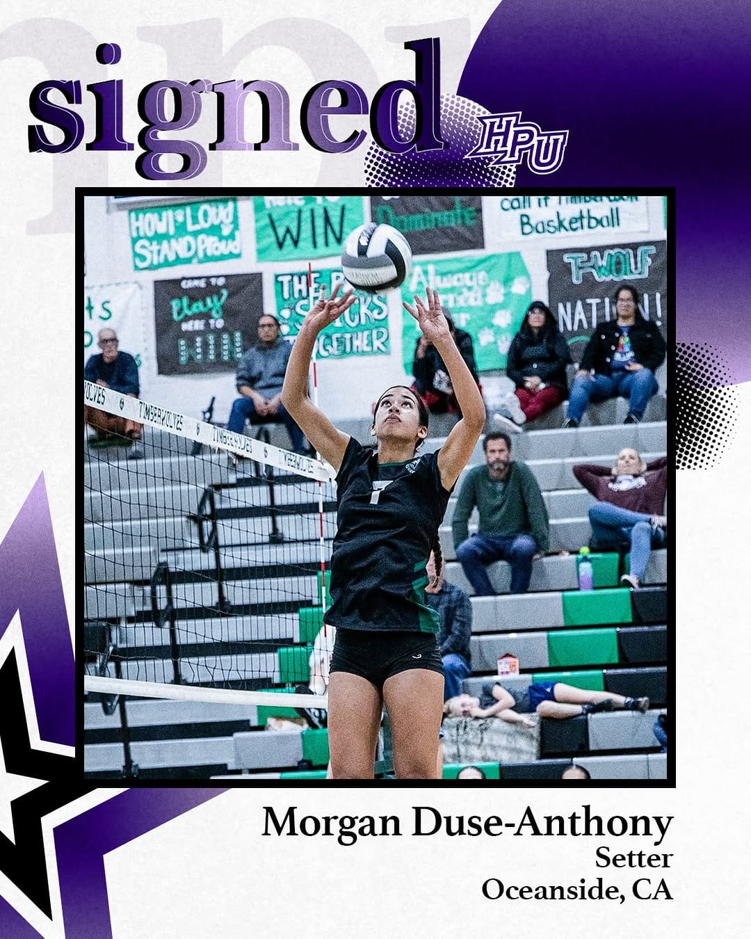 Post 7 by High Point University Volleyball on Instagram (image)