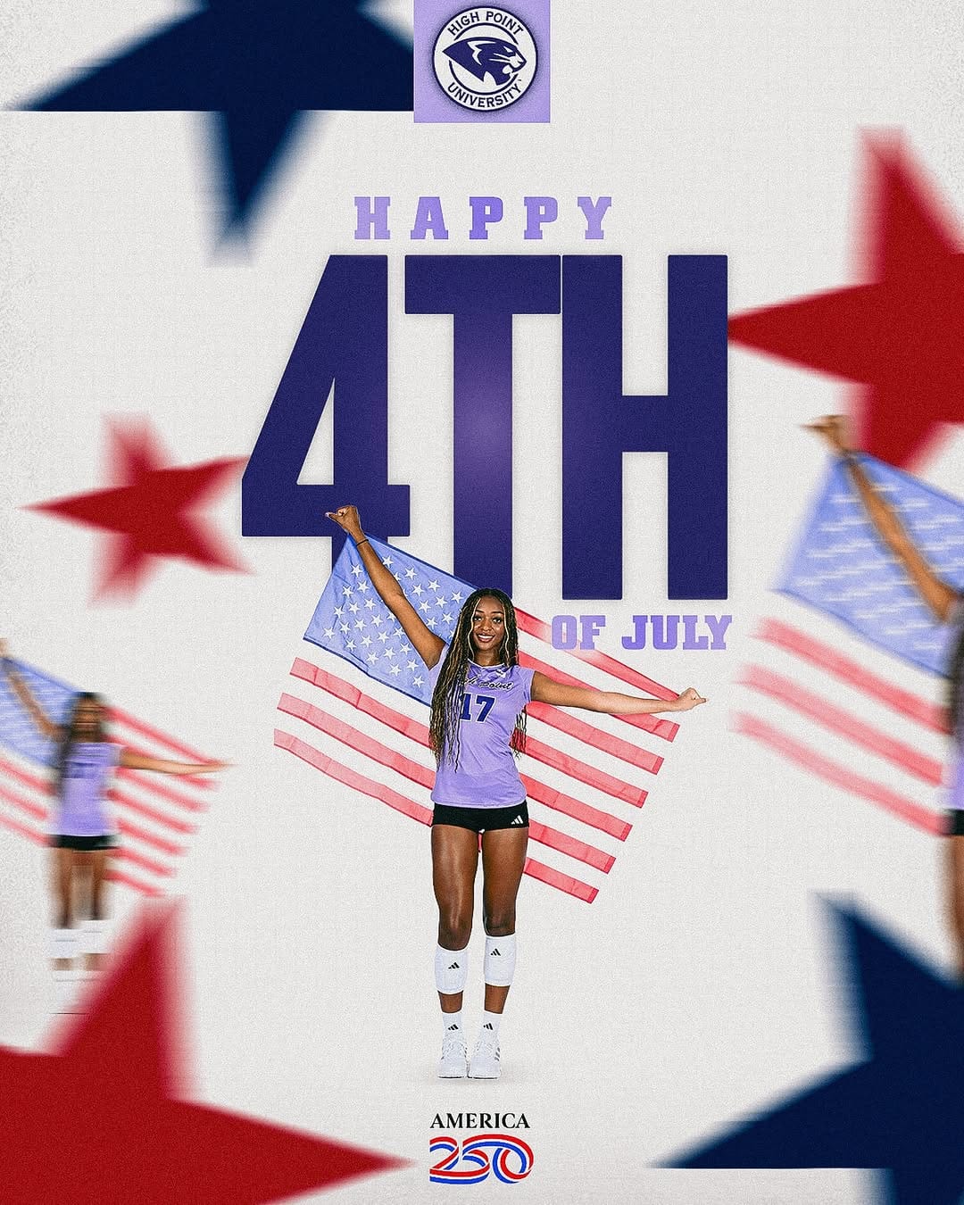 Post 1 by High Point University Volleyball on Instagram (image)