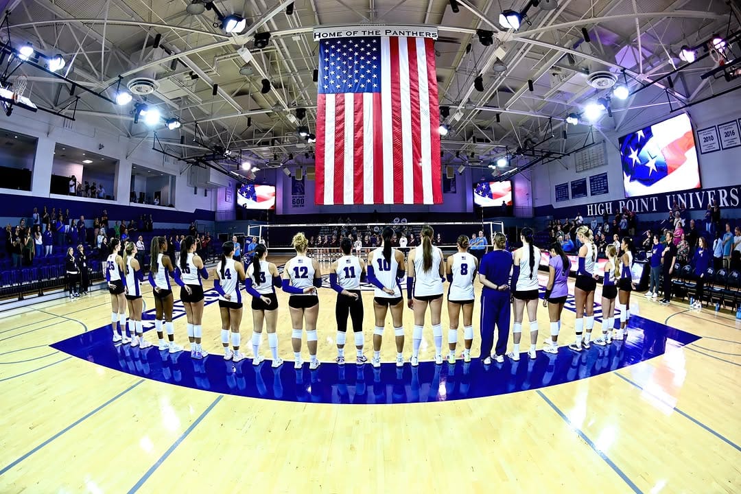 Post 5 by High Point University Volleyball on Instagram (image)