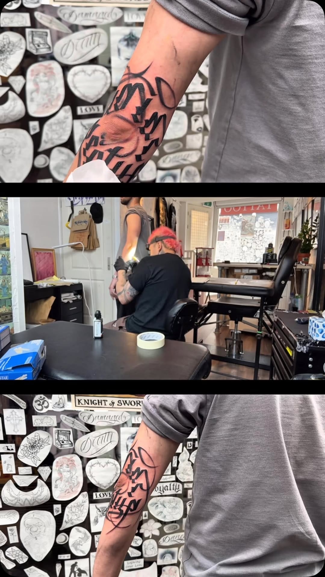 Post 4 by Rot_Priest | Tattoo Artist Amsterdam on Instagram (video)