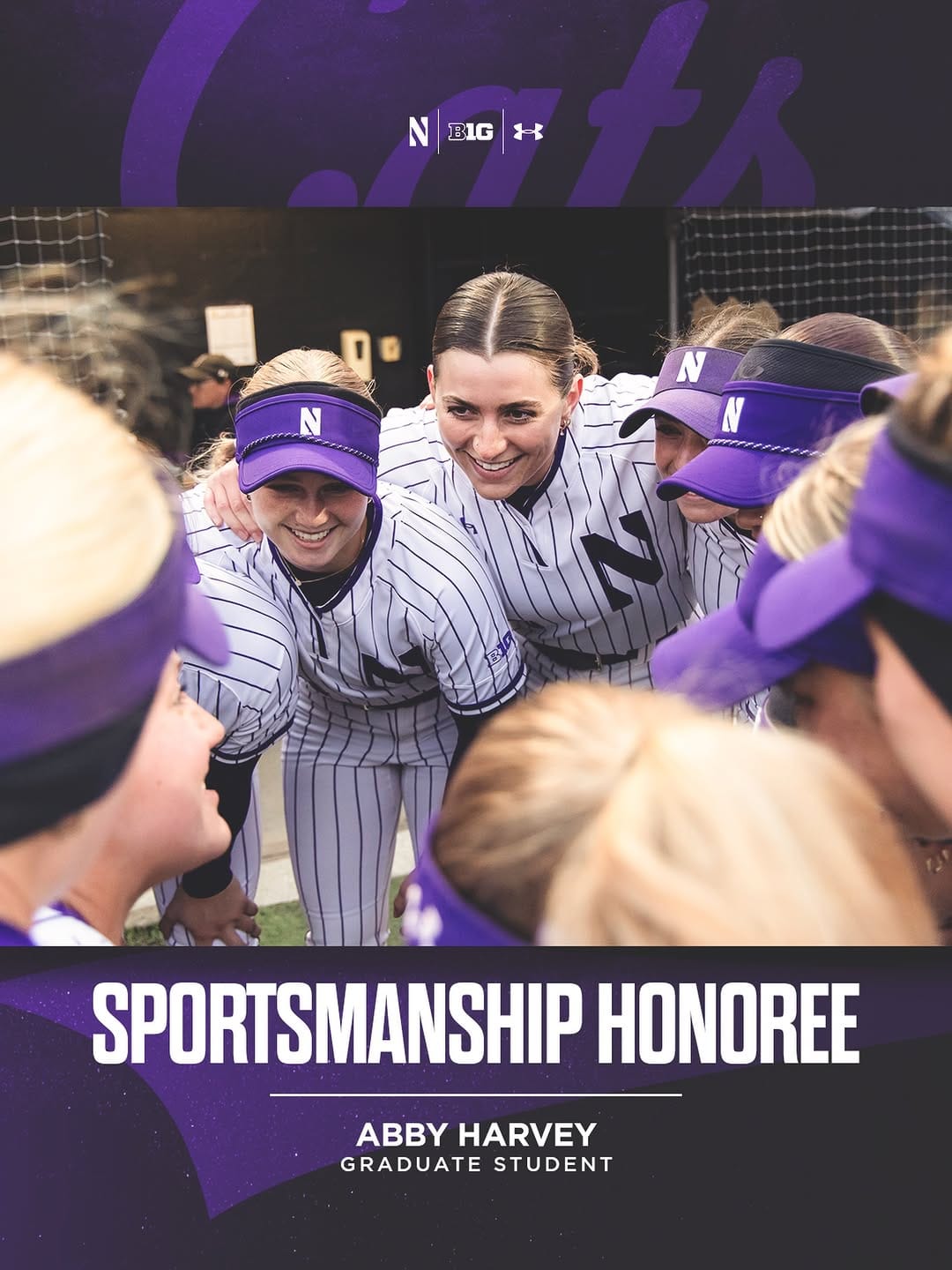 Post 8 by Northwestern Softball on Instagram (image)