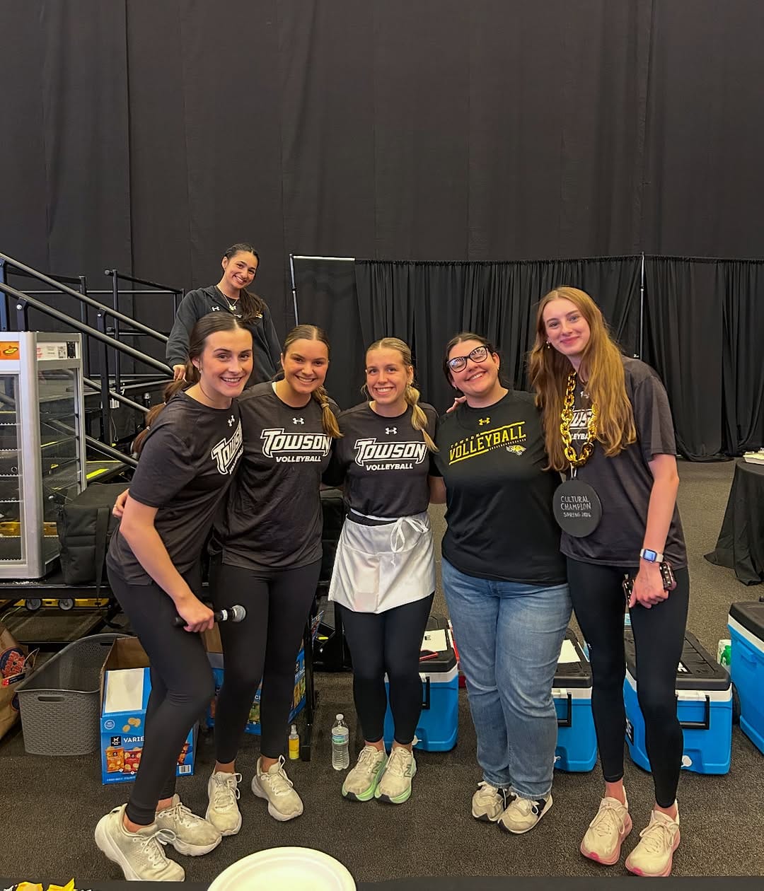 Post 10 by Towson Volleyball on Instagram (carousel)