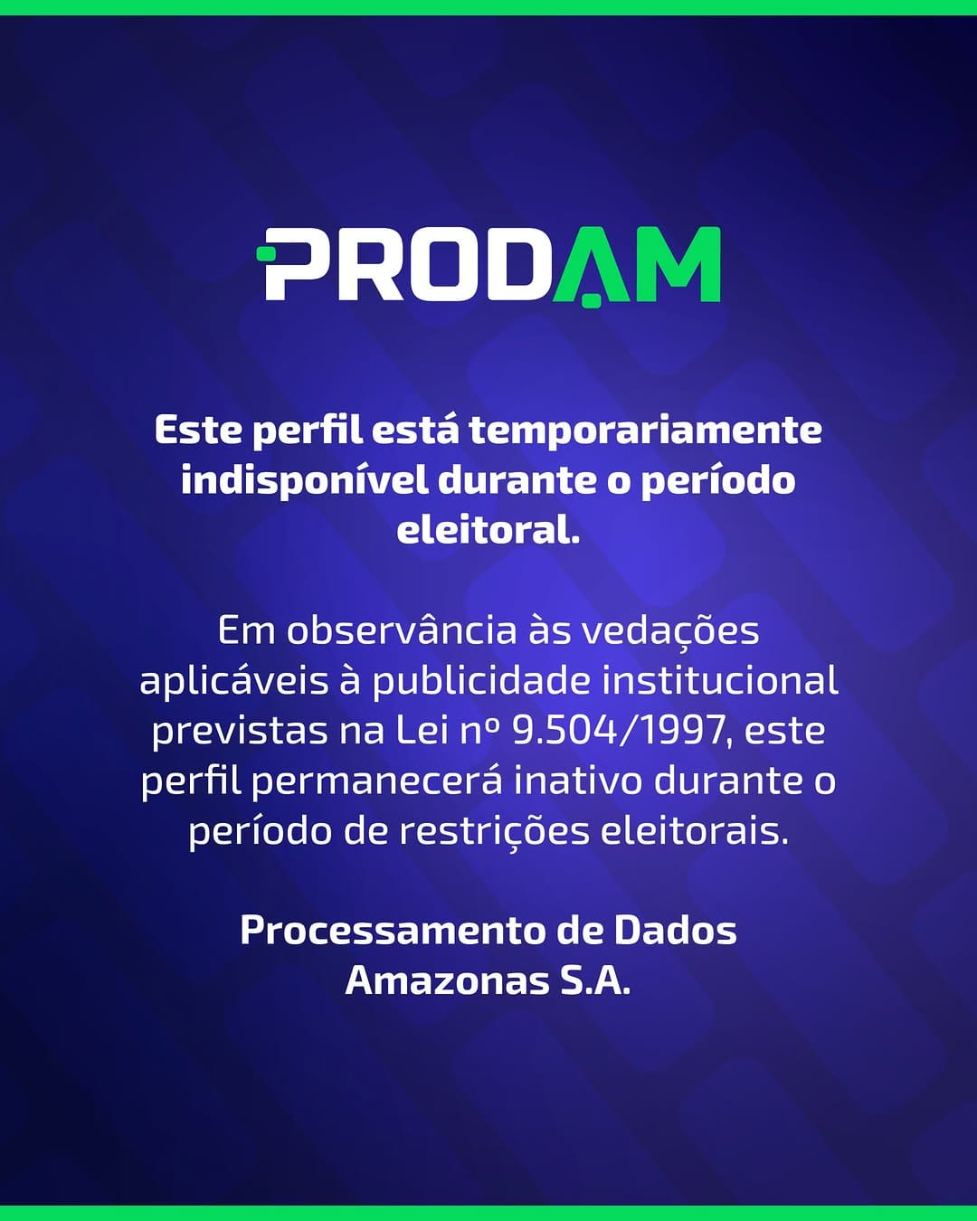 Post 1 by PRODAM AM on Instagram (image)