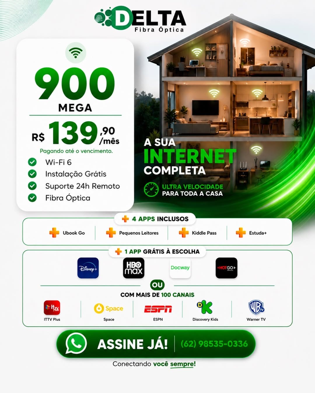 Post 4 by DELTA FIBRA INTERNET E TV on Instagram (image)