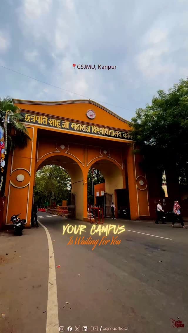 Post 9 by Chhatrapati Shahu Ji Maharaj University, Kanpur on Instagram (video)