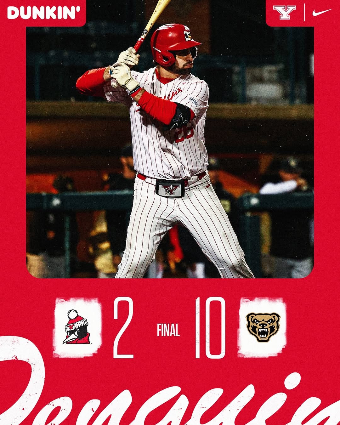 Post 8 by Youngstown State Baseball on Instagram (image)