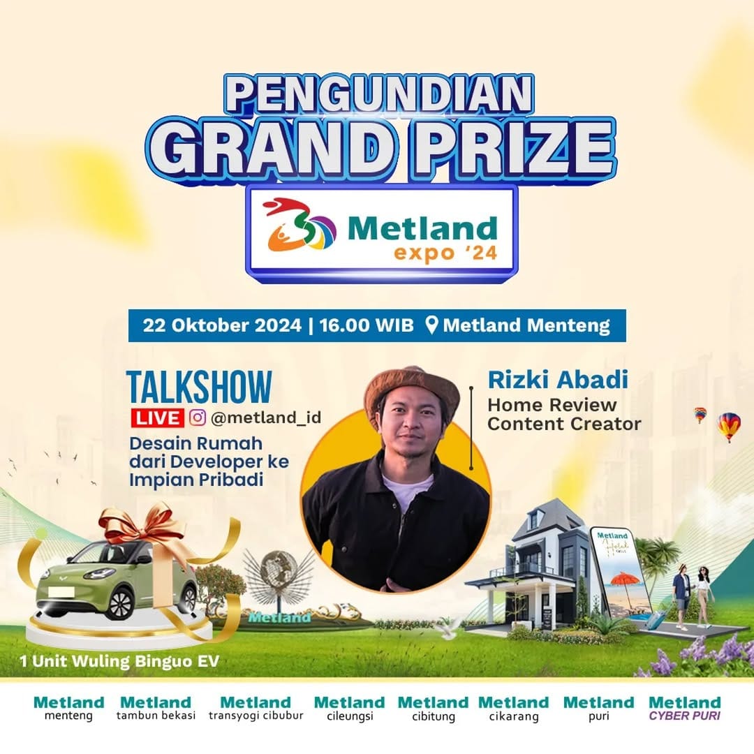 Post 5 by Metland Tambun Bekasi on Instagram (image)