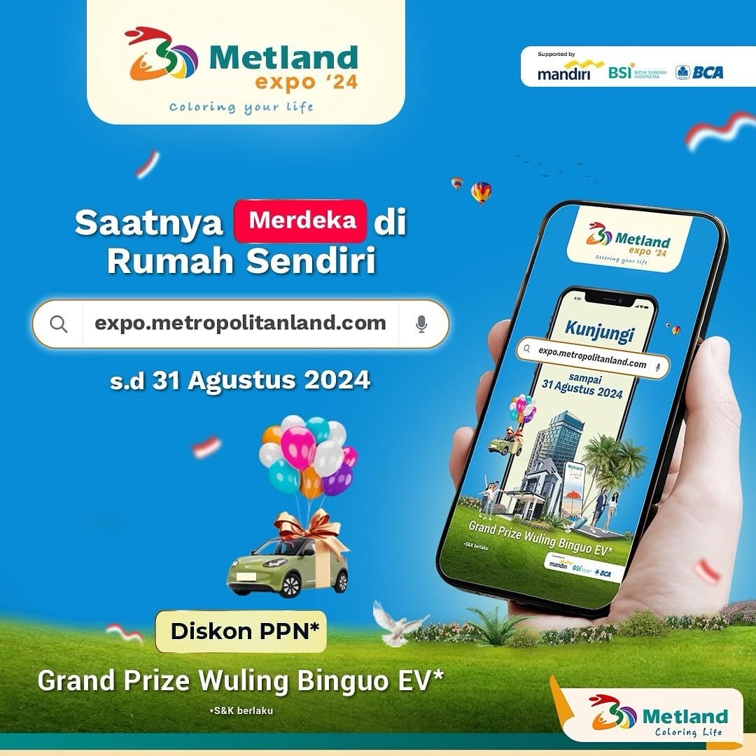 Post 7 by Metland Tambun Bekasi on Instagram (image)