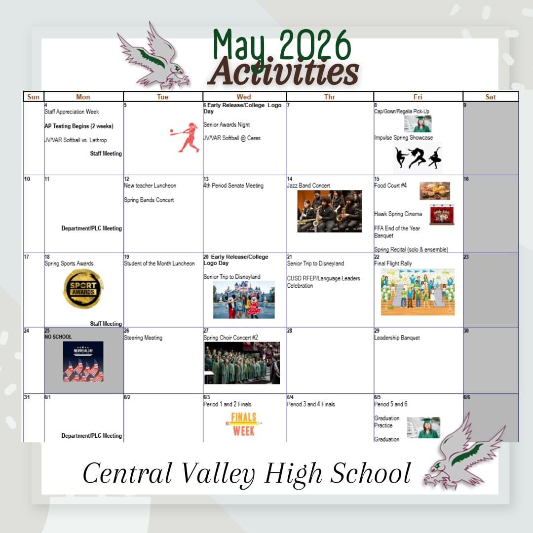 Post 9 by Central Valley High School on Instagram (image)