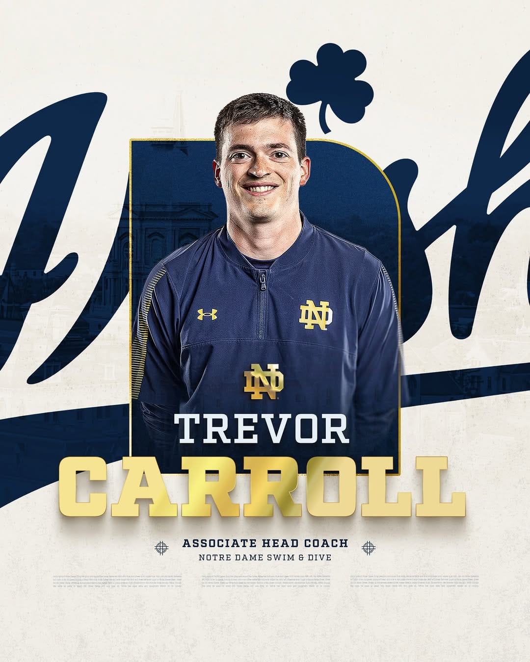 Post 5 by Notre Dame Swimming and Diving on Instagram (image)