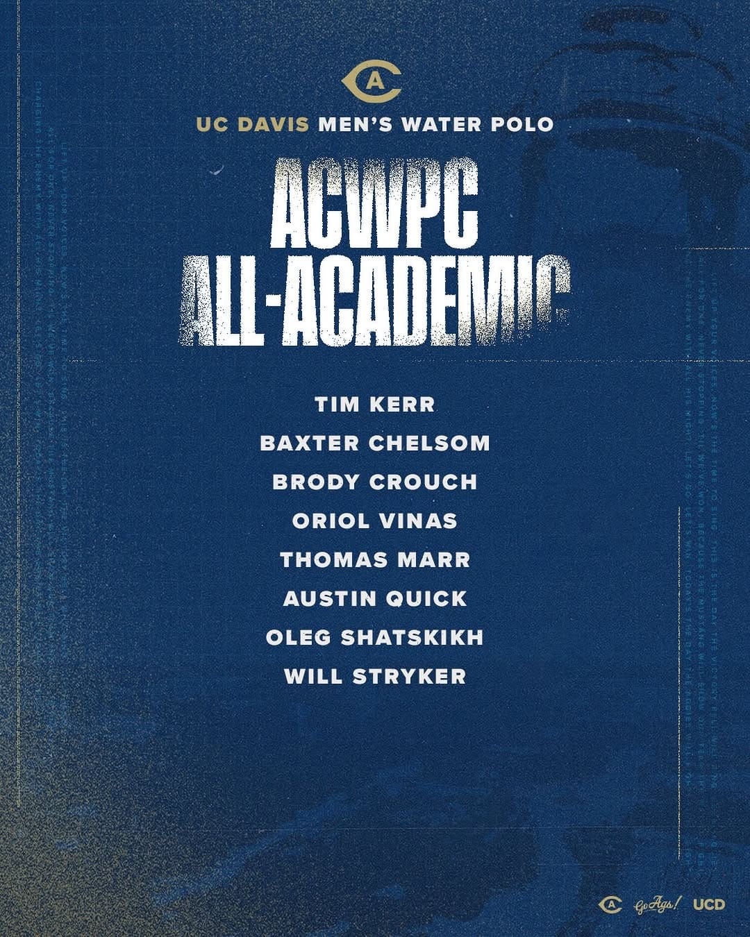 Post 6 by UC Davis Men's Water Polo on Instagram (image)