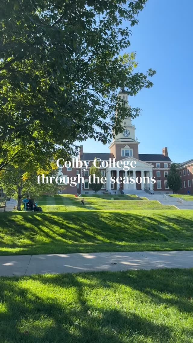 Post 3 by Colby College Admissions on Instagram (video)