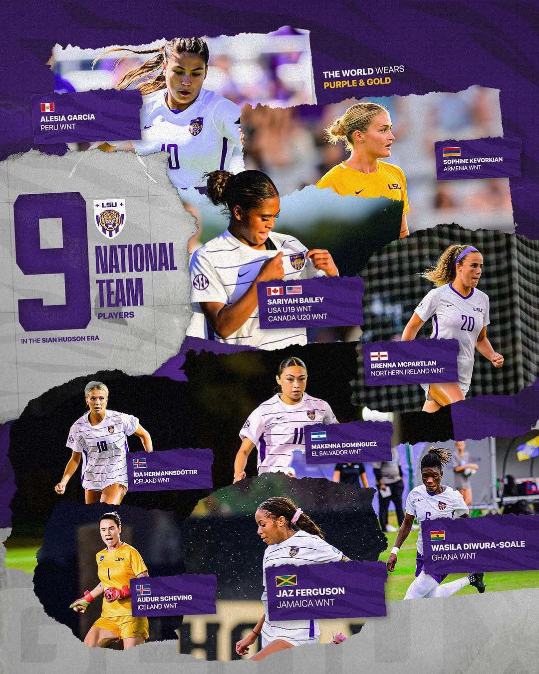 Post 10 by LSU Soccer on Instagram (image)