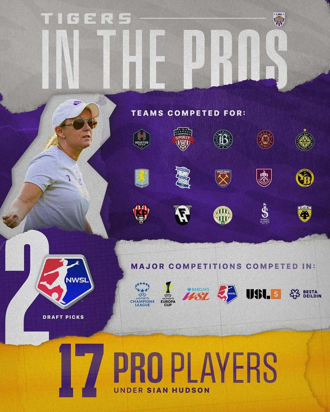 Post 9 by LSU Soccer on Instagram (image)