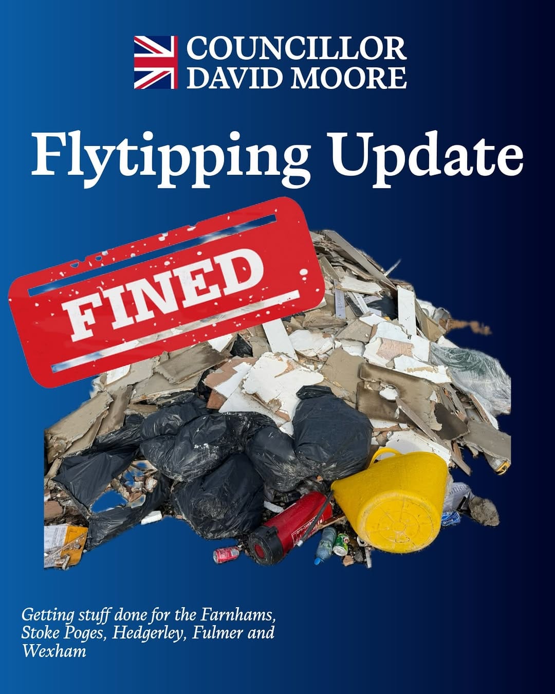 Post 8 by Councillor David Moore on Instagram (image)