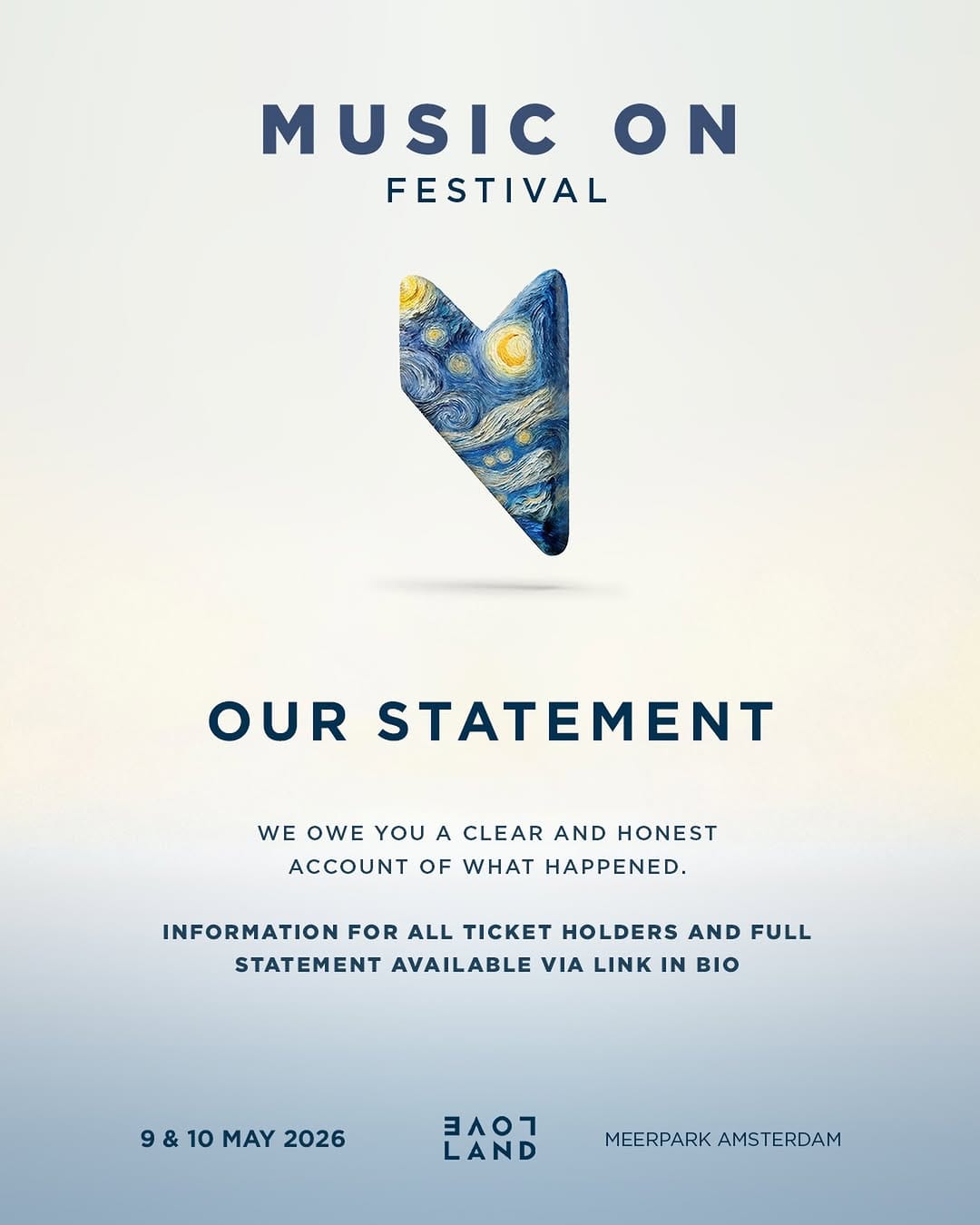 Post 1 by Music On Festival on Instagram (image)