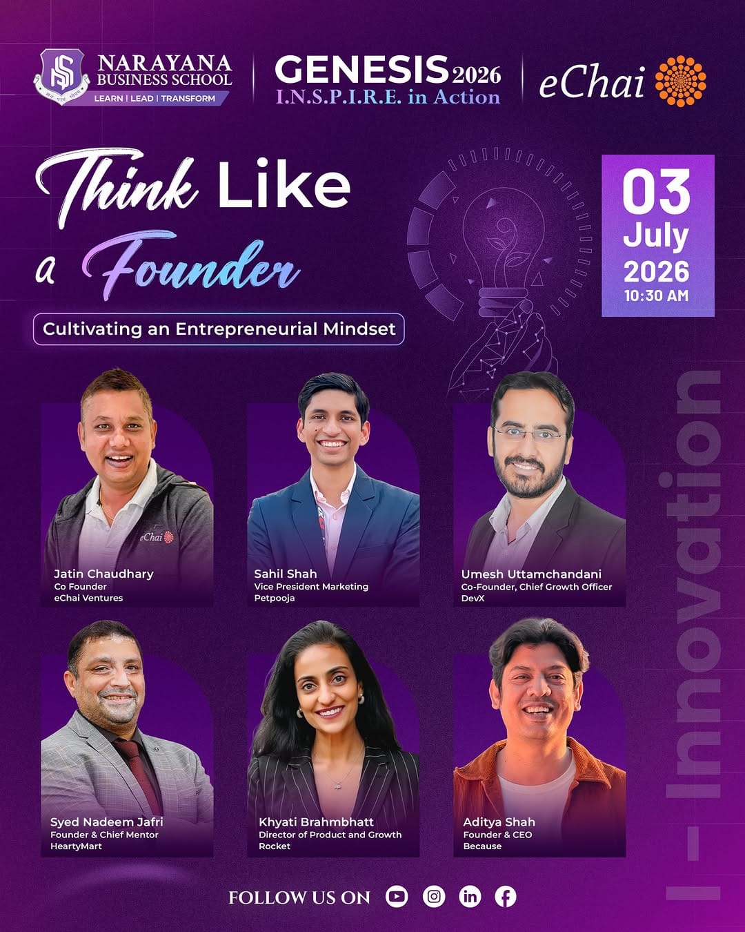 Post 6 by Narayana Business School on Instagram (image)