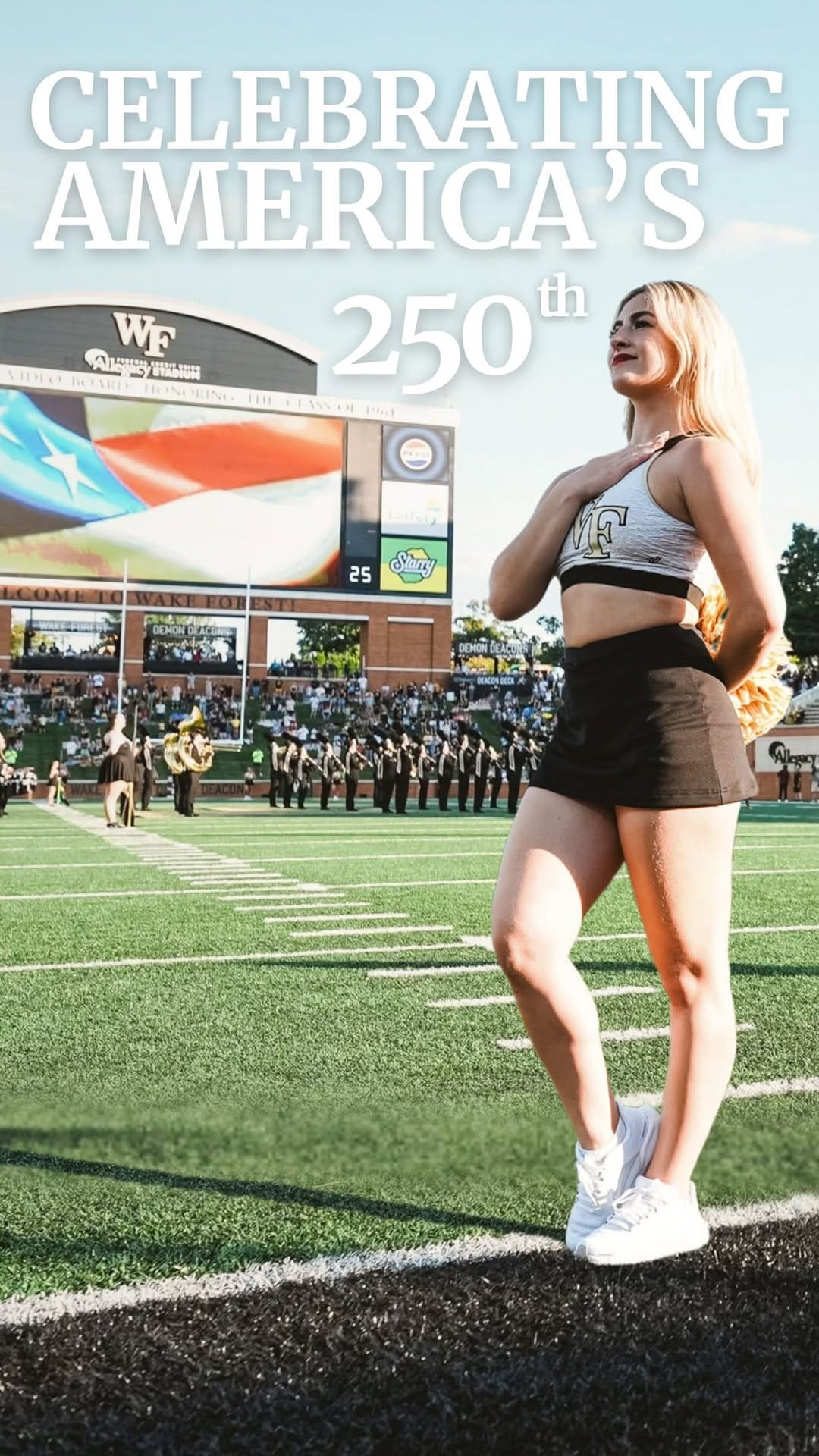 Post 1 by Wake Forest Dance Team on Instagram (video)
