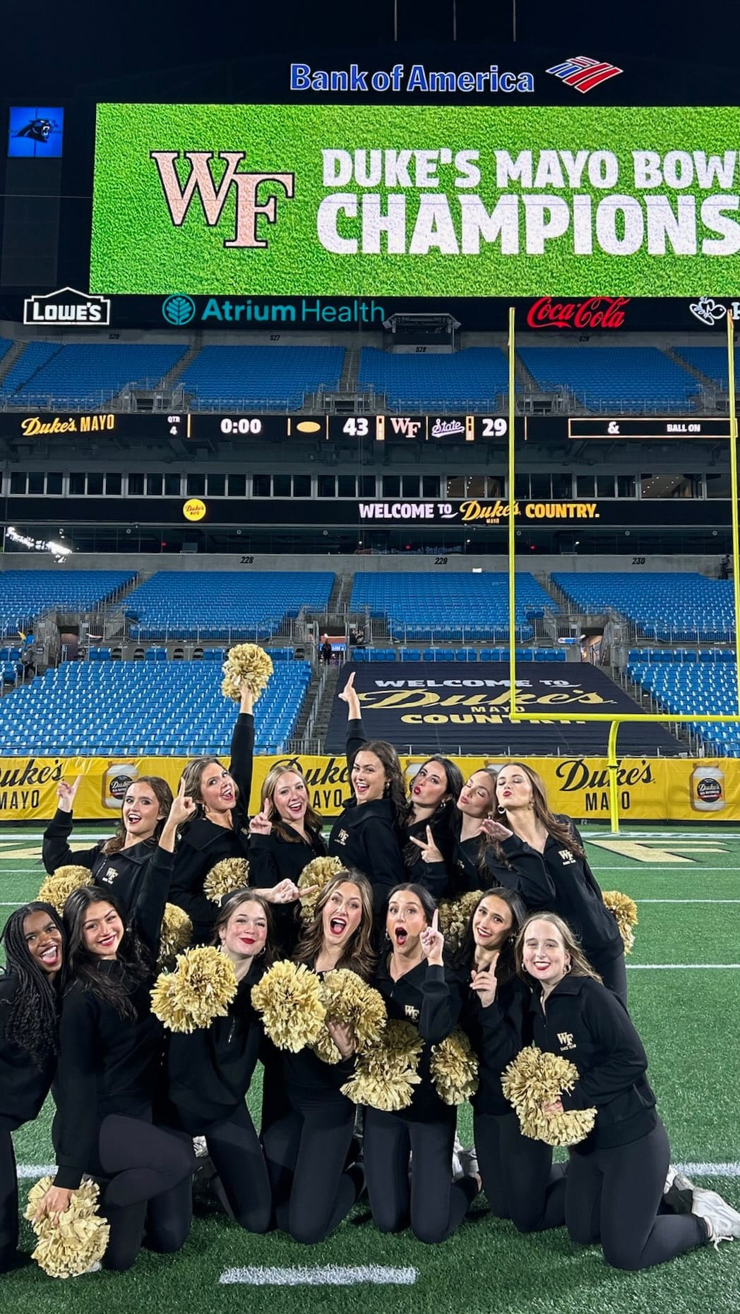 Post 3 by Wake Forest Dance Team on Instagram (video)
