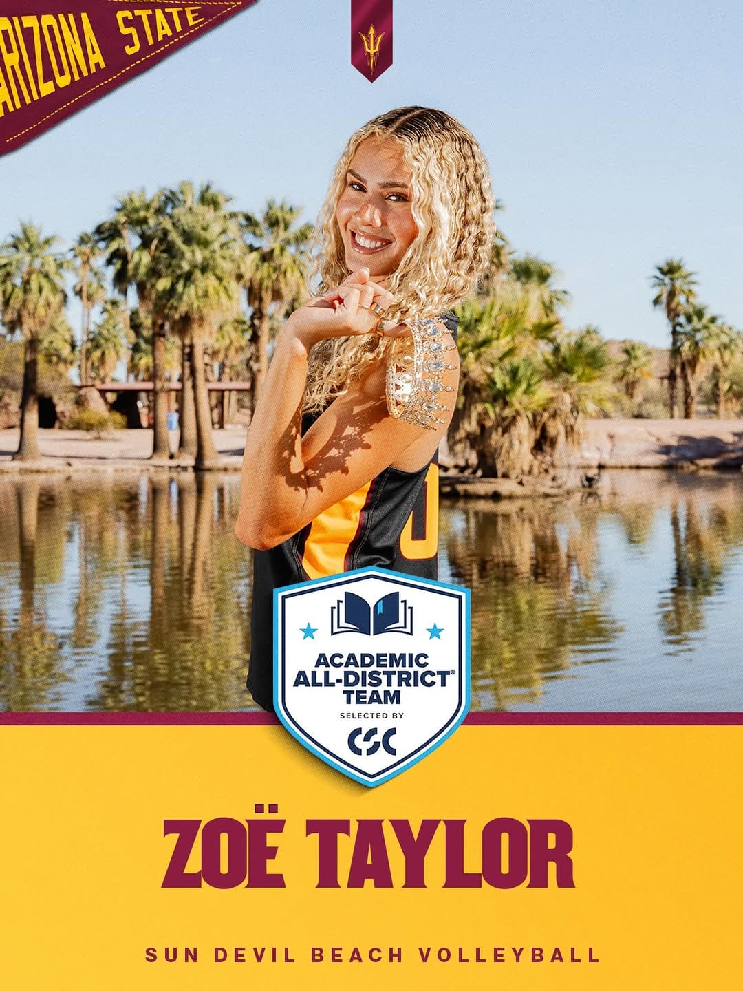 Post 9 by Sun Devil Beach Volleyball on Instagram (image)