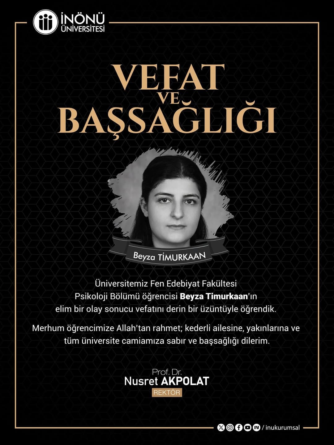 Post 9 by İnönü Üniversitesi on Instagram (image)
