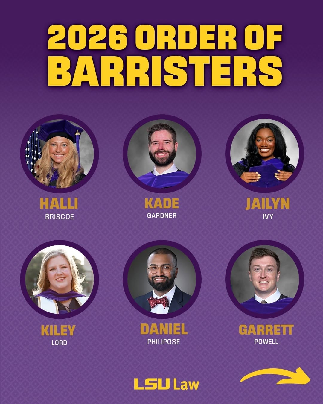 Post 9 by LSU Law Center on Instagram (carousel)