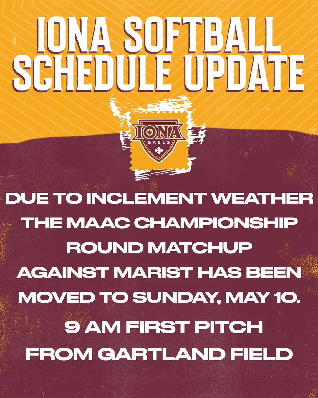 Post 7 by Iona University Softball on Instagram (image)