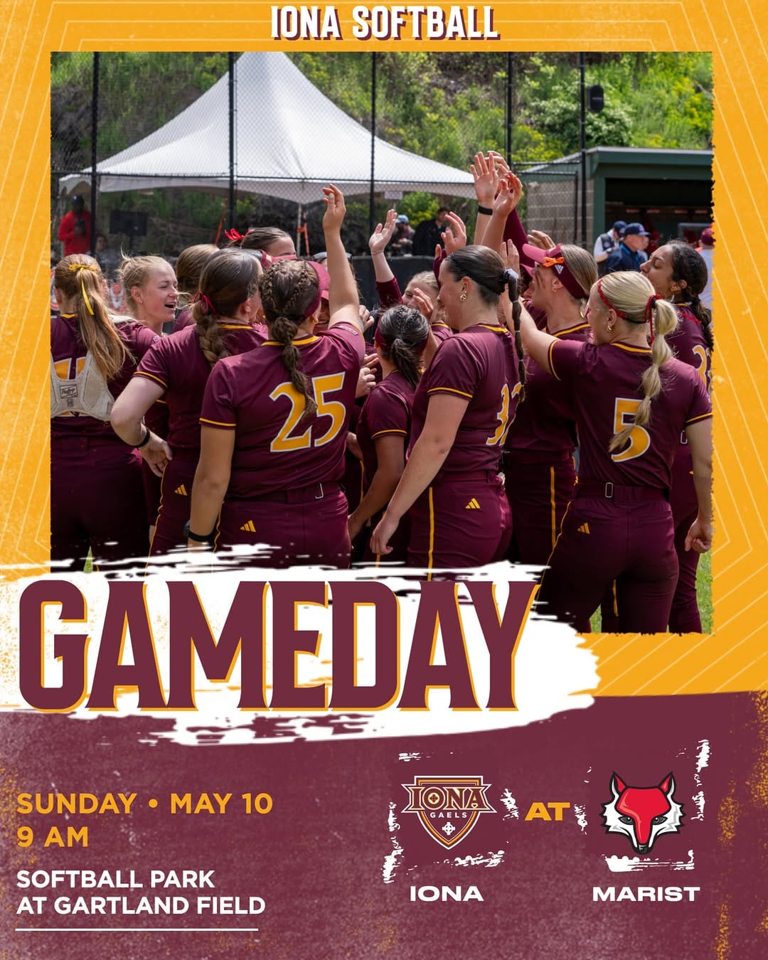 Post 5 by Iona University Softball on Instagram (image)