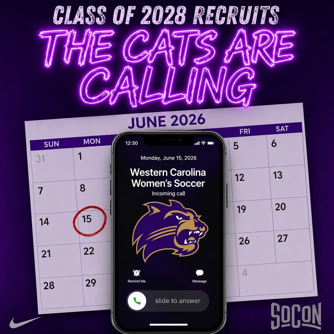 Post 8 by Western Carolina University Women’s Soccer on Instagram (image)