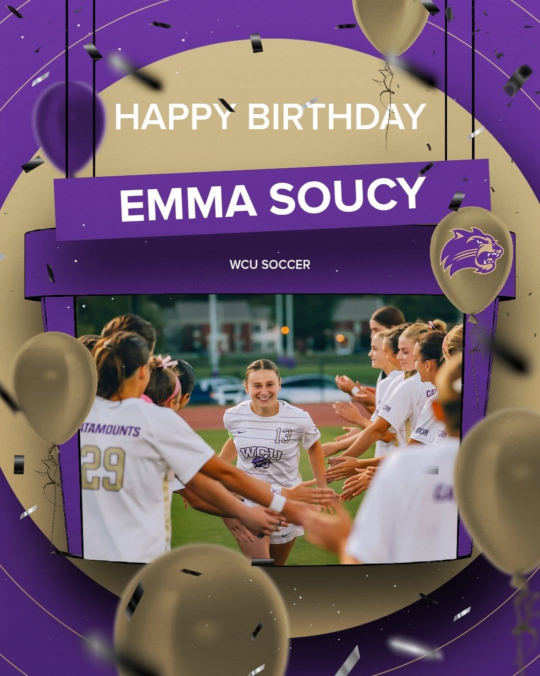 Post 5 by Western Carolina University Women’s Soccer on Instagram (image)
