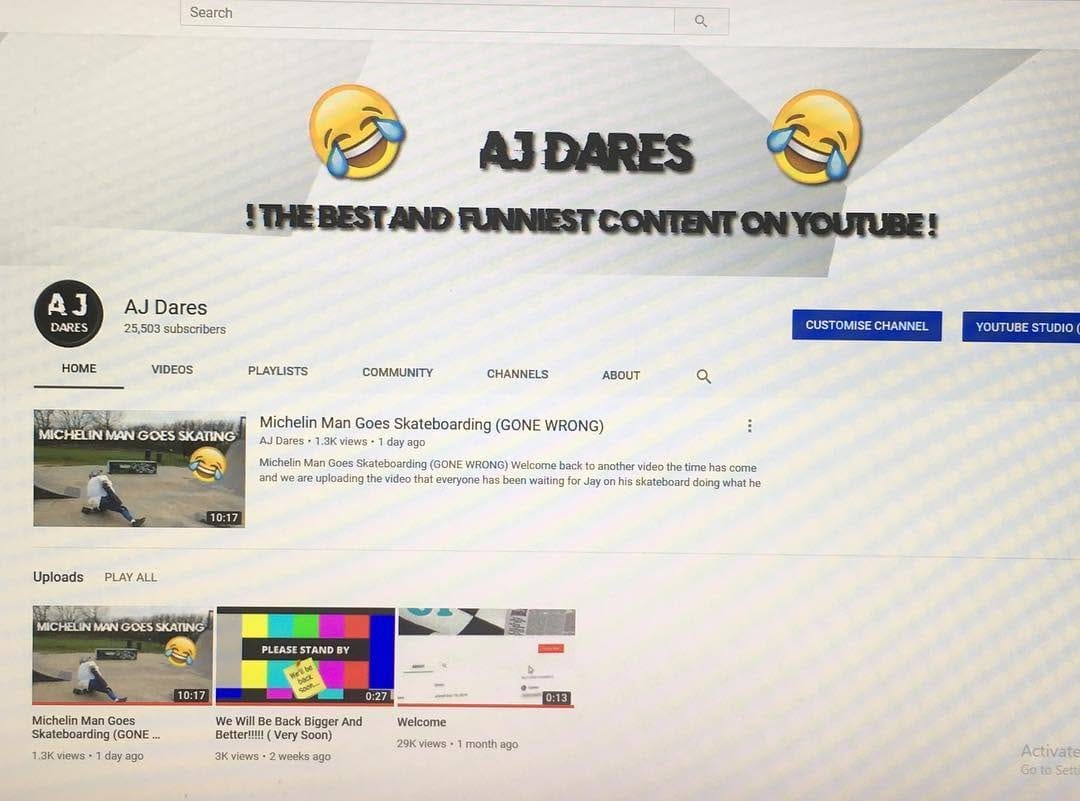 Post 1 by 💥 AJ Dares 💥 on Instagram (carousel)