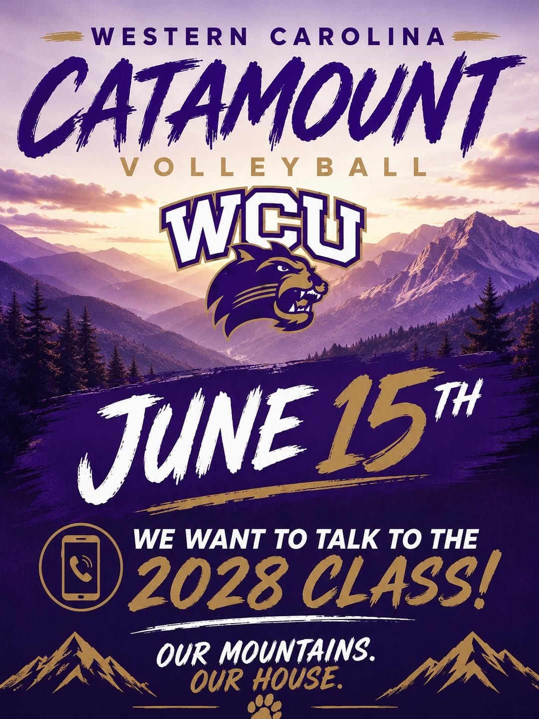 Post 5 by Western Carolina Volleyball on Instagram (image)