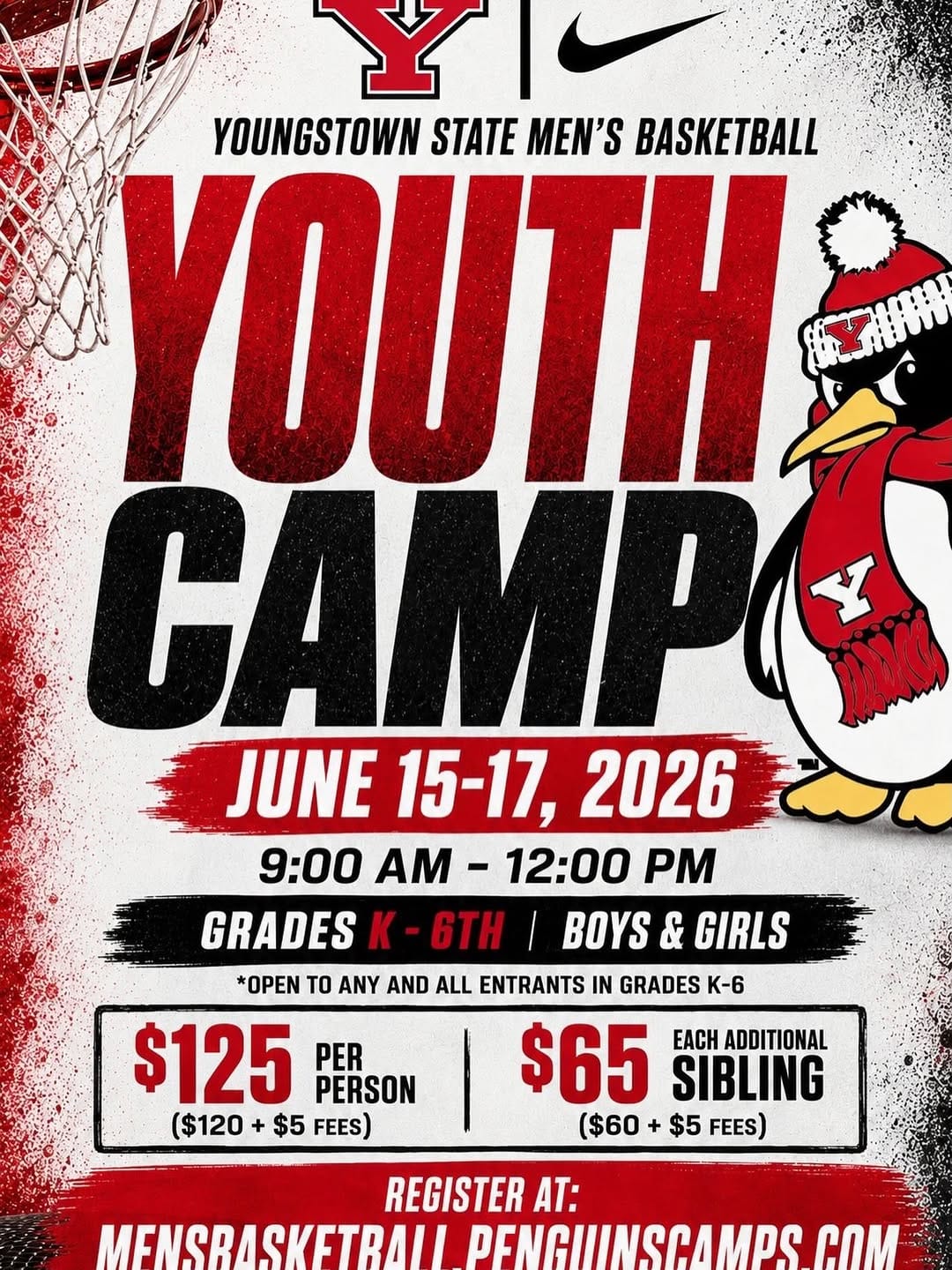 Post 6 by YSU Men's Basketball on Instagram (image)