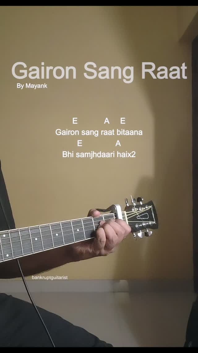 Post 8 by Bankrupt Guitarist on Instagram (video)