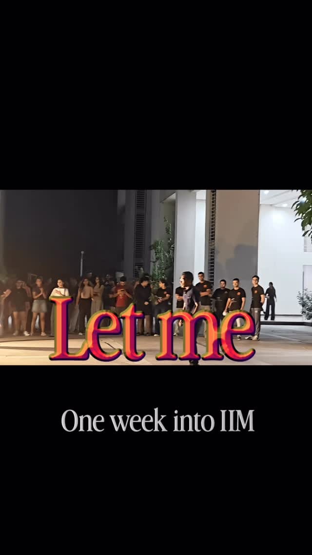 Post 2 by IIM Rohtak on Instagram (video)