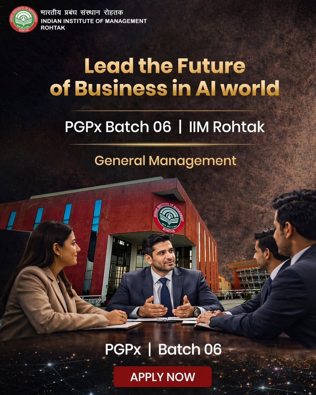 Post 10 by IIM Rohtak on Instagram (image)