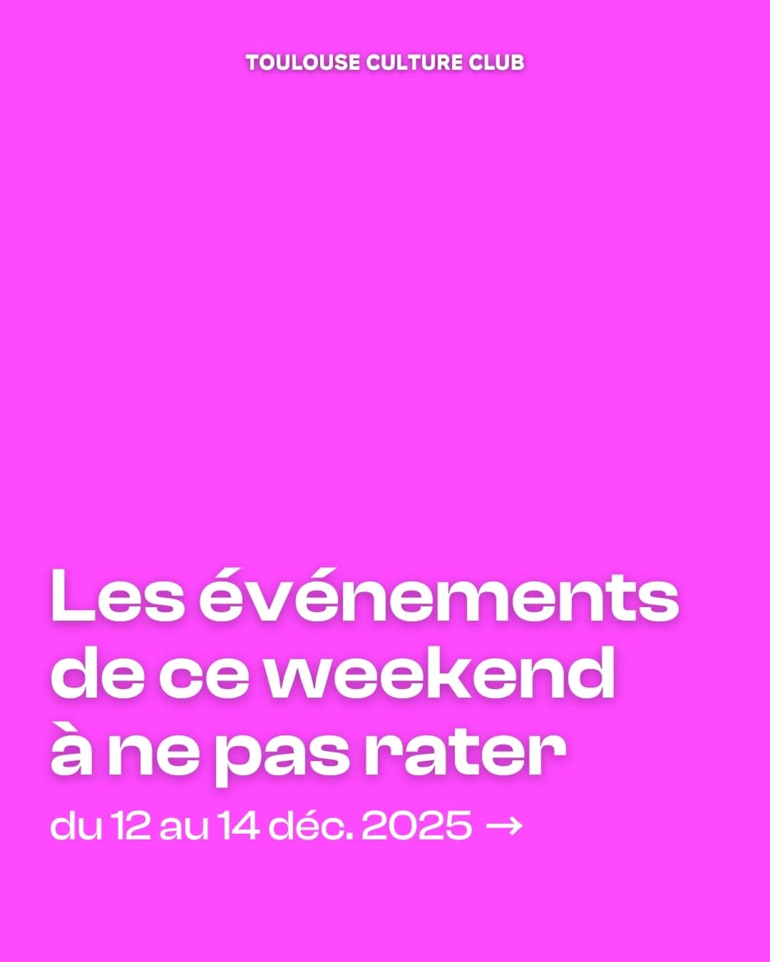 Post 7 by TOULOUSE CULTURE CLUB on Instagram (carousel)