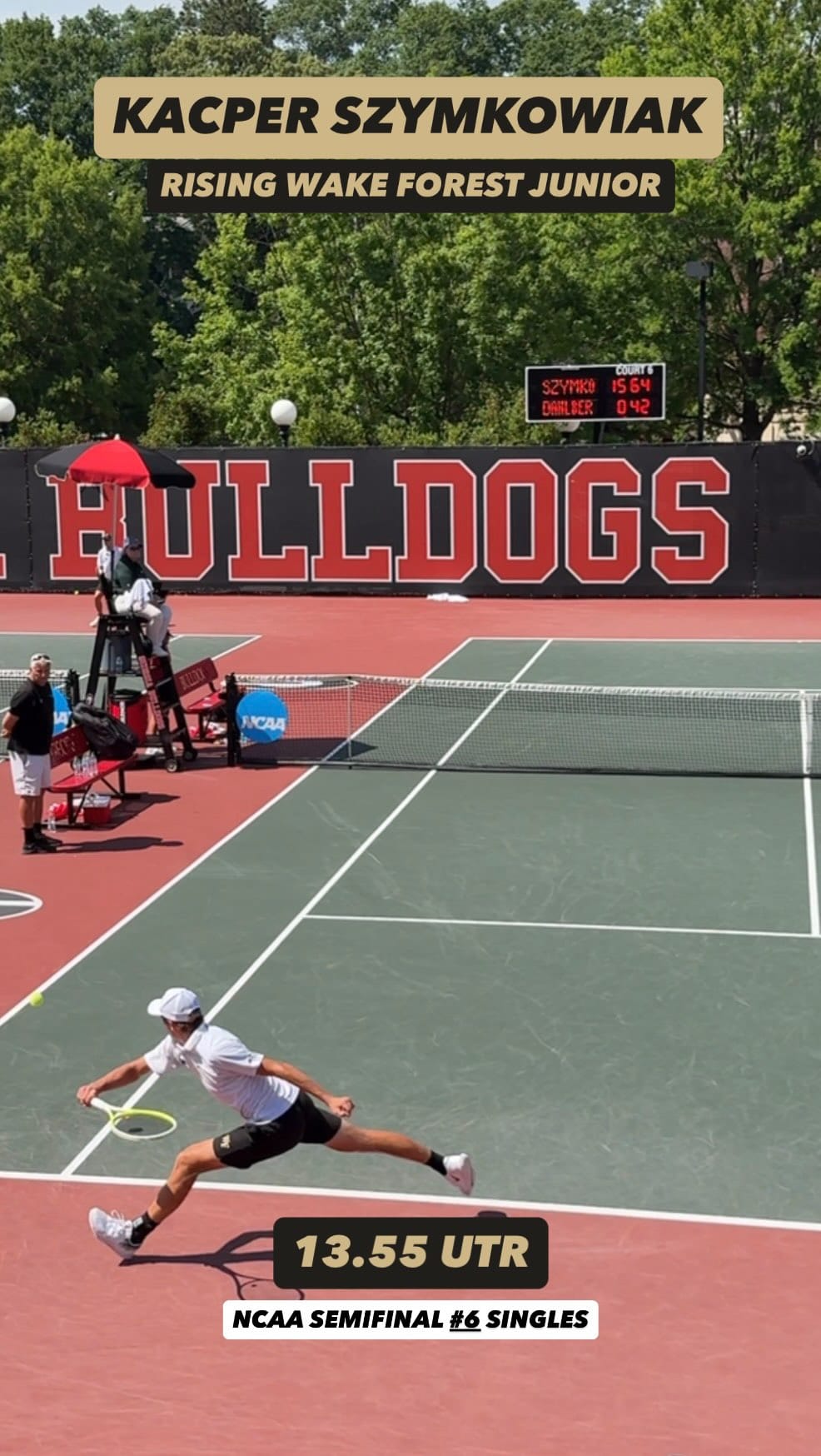 Post 4 by Wake Forest Men's Tennis on Instagram (video)