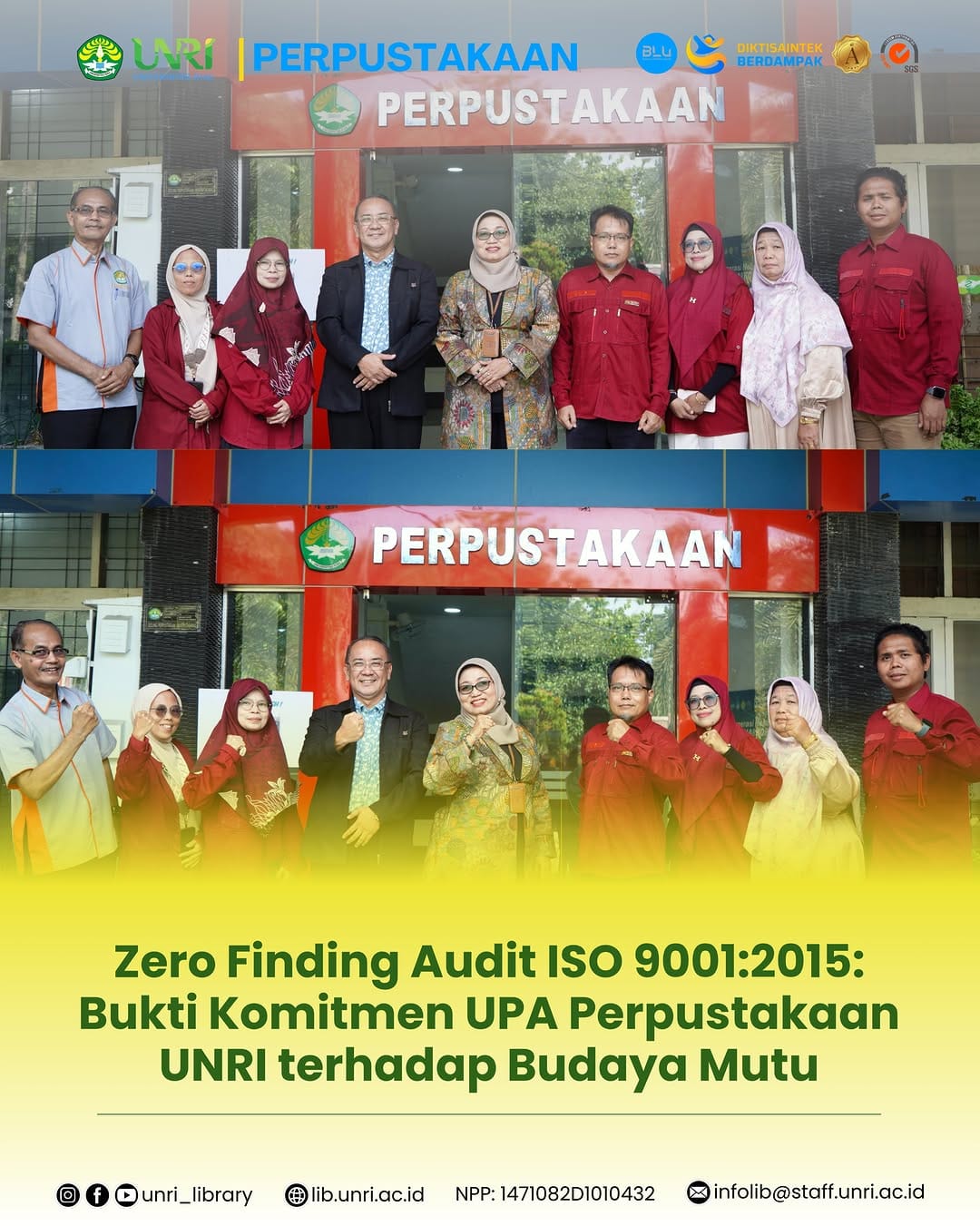 Post 1 by Perpustakaan Universitas Riau on Instagram (carousel)