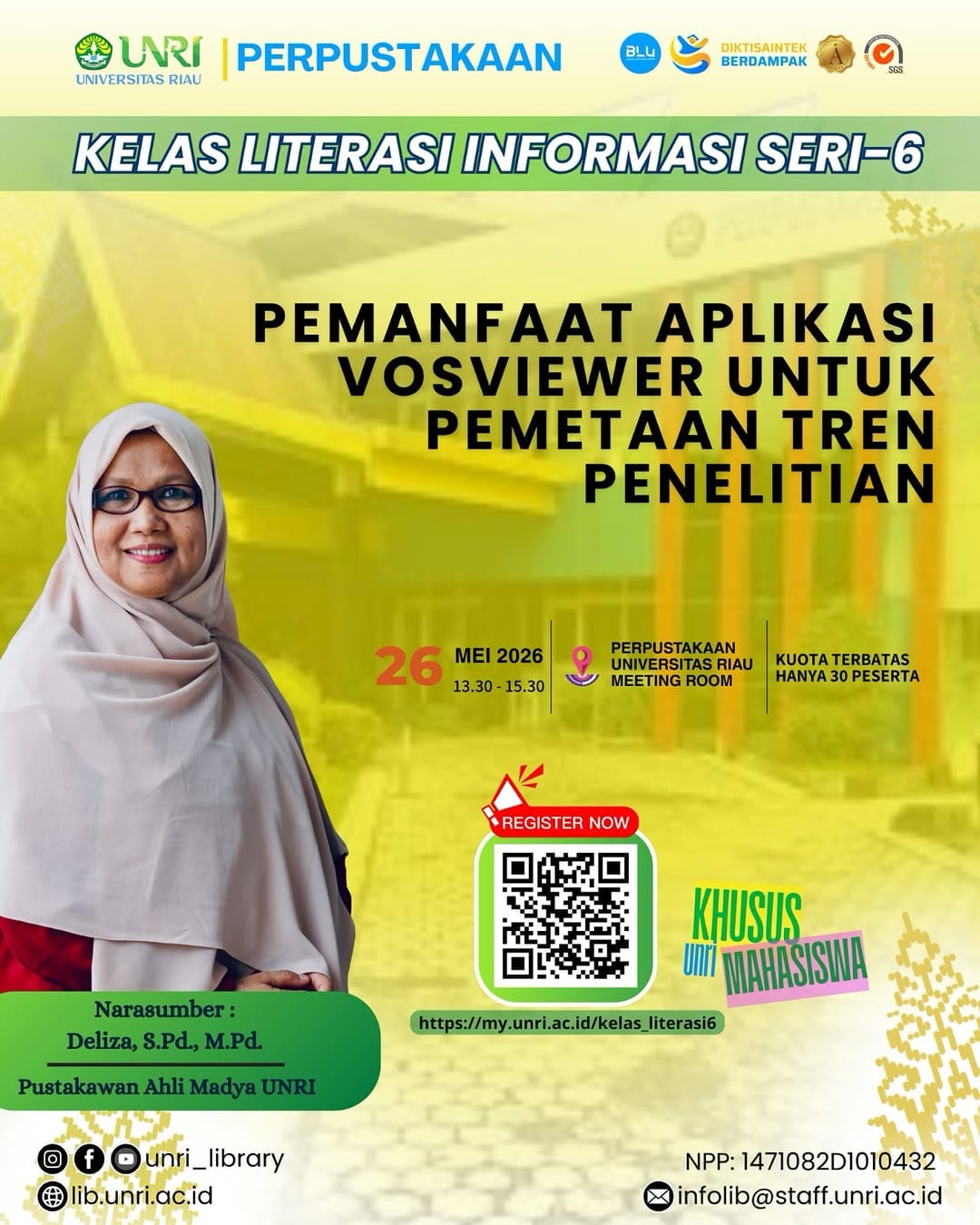 Post 10 by Perpustakaan Universitas Riau on Instagram (image)