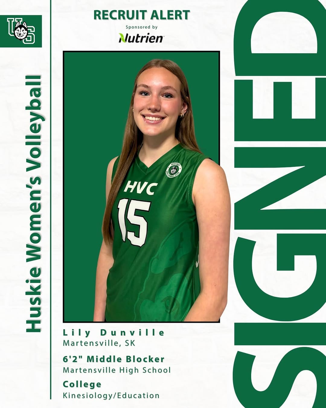 Post 1 by UofS Women's Volleyball on Instagram (image)